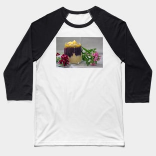 Mango and Blueberry layered Smoothie Baseball T-Shirt